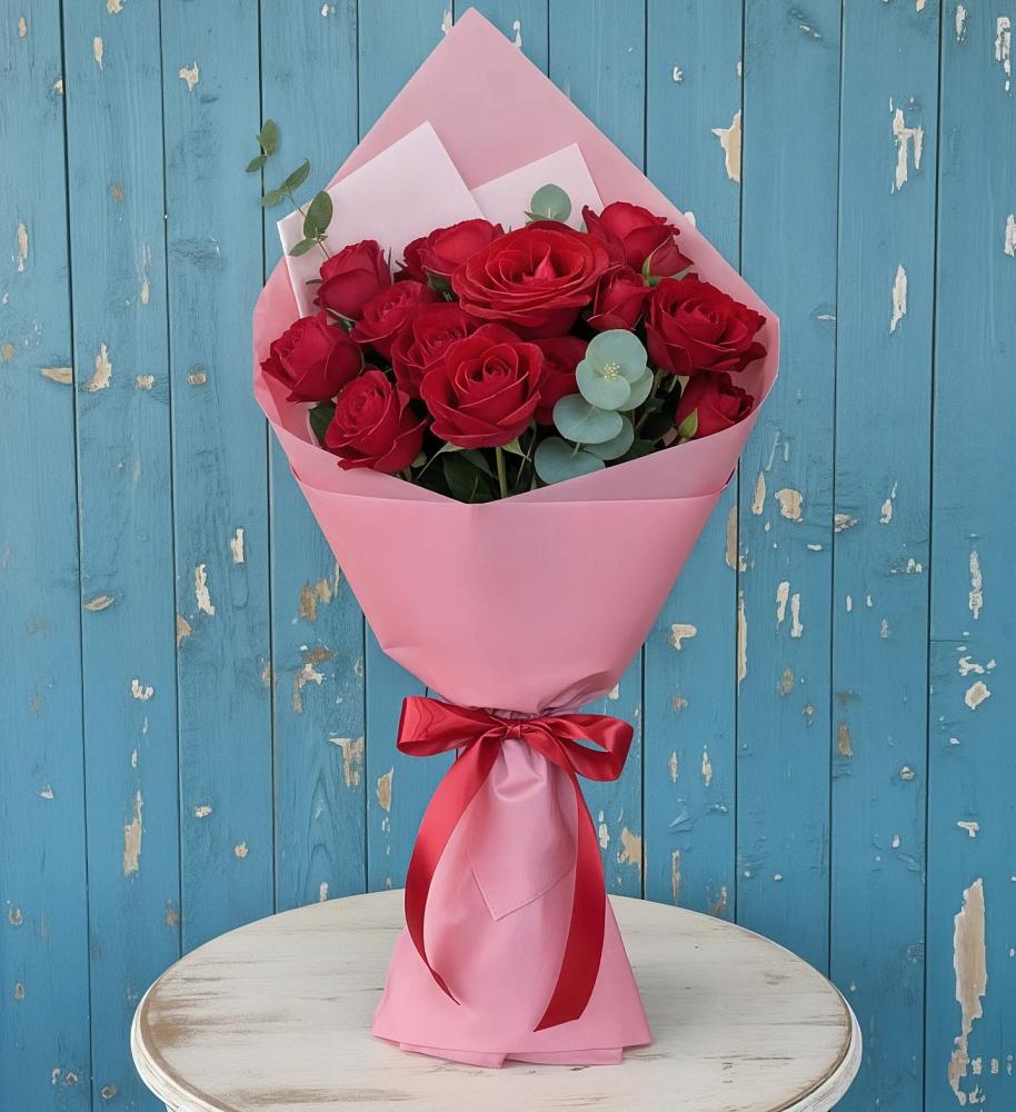 Букет цветов из: Розы в Прогресс