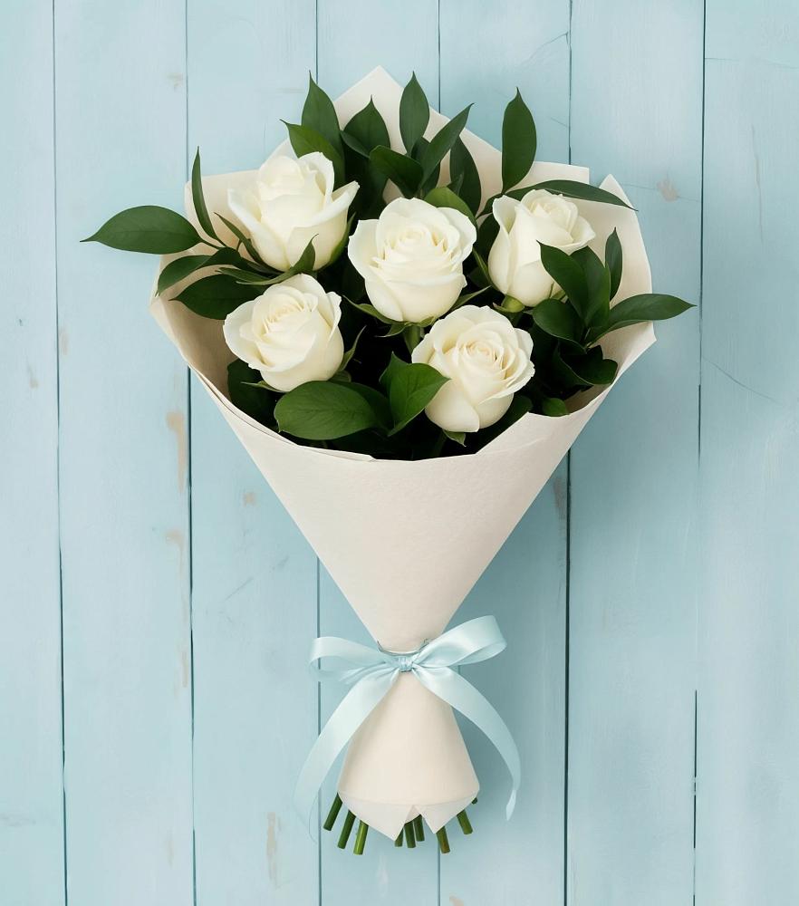 Букет цветов из: Розы в Прогресс