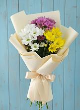 Букет цветов из:  Хризантемы в Прогресс