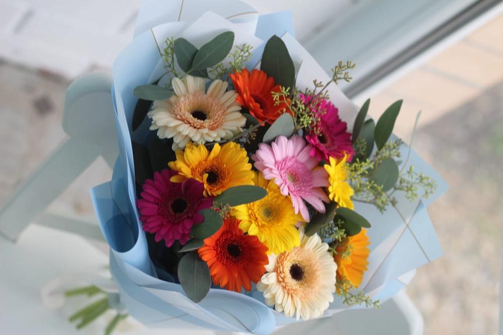 Букет цветов из: Герберы в Прогресс