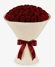 Букет 101 Бордовая роза Блэк Бакарра в Прогресс