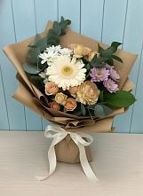 Букет цветов из:  Герберы и Хризантемы в Прогресс