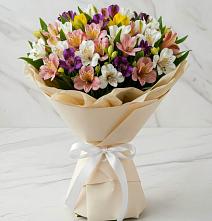 Букет цветов из:  Альстромерии #REPLACE_PRED# Прогресс