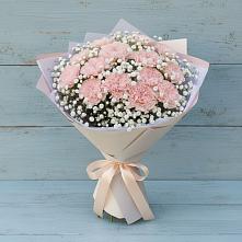 Букет цветов из:  Гвоздики в Прогресс