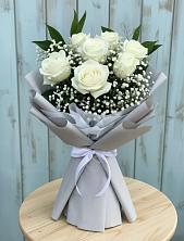 Букет цветов из:  Розы в Прогресс