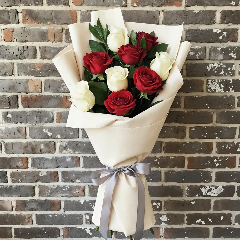 Букет цветов из: Розы в Прогресс