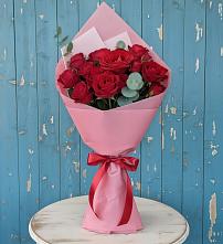 Букет цветов из:  Розы в Прогресс