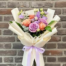 Букет цветов из:  Лизиантусы и Розы #REPLACE_PRED# Прогресс
