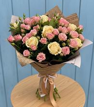 Букет цветов из:  Розы в Прогресс