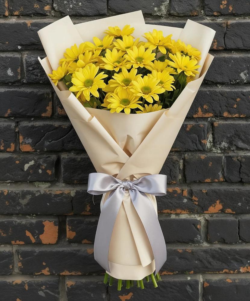 Букет цветов из: Хризантемы в Прогресс