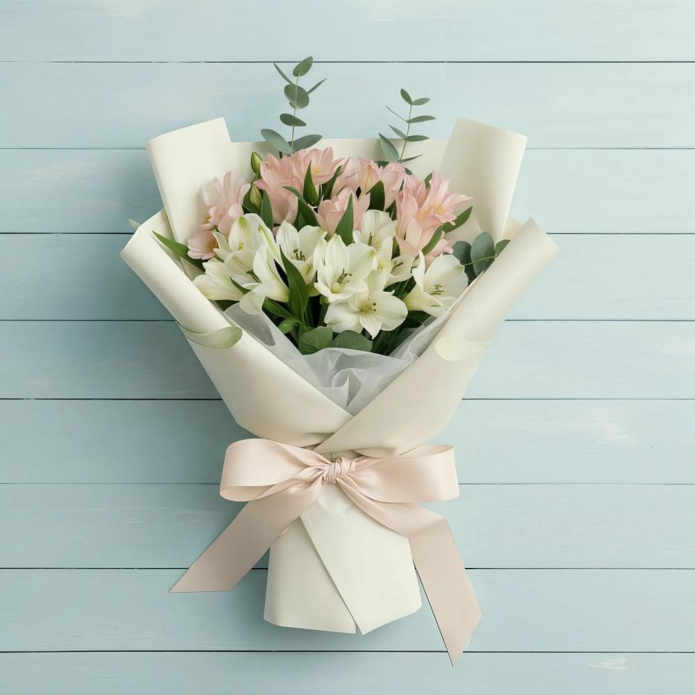 Букет цветов из: Альстромерии в Прогресс