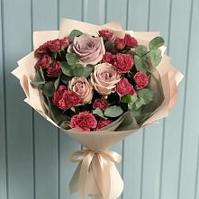 Букет цветов из:  Гвоздики и Розы #REPLACE_PRED# Прогресс