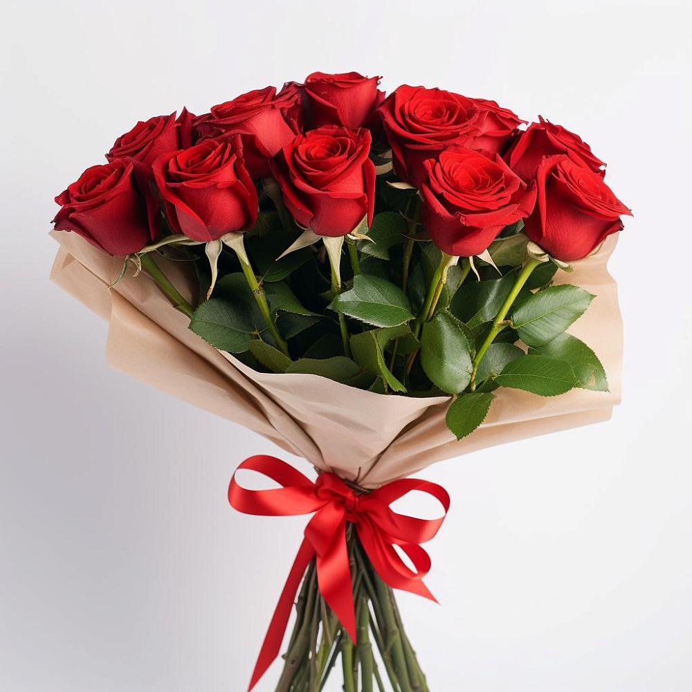 Букет 11 Красных роз Эдлесс Лав в Прогресс