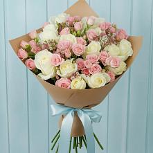 Букет цветов из:  Розы в Прогресс